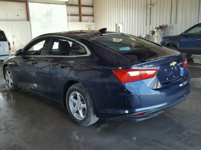 1G1ZB5ST5HF173441 - 2017 CHEVROLET MALIBU LS BLUE photo 3