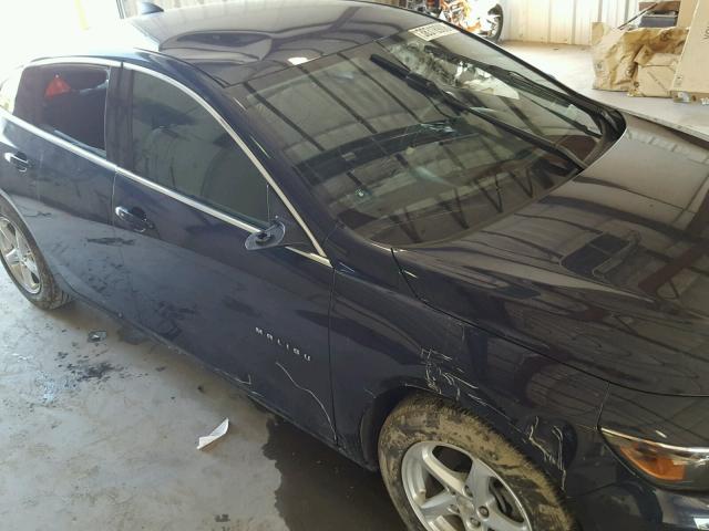 1G1ZB5ST5HF173441 - 2017 CHEVROLET MALIBU LS BLUE photo 9