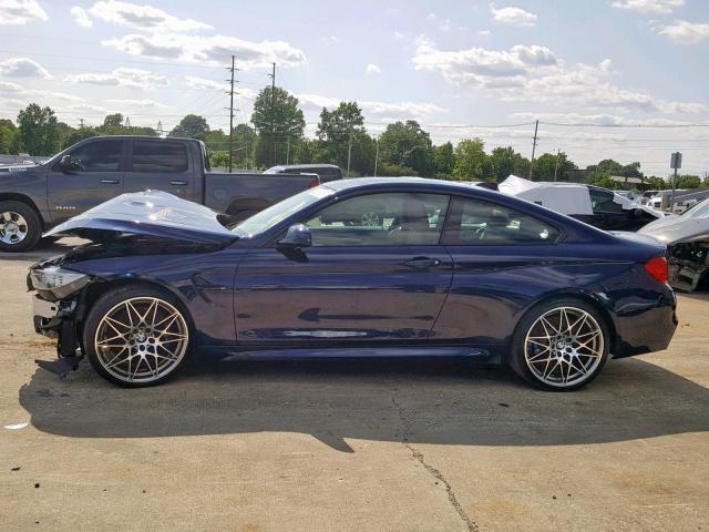 WBS3R9C56GK708212 - 2016 BMW M4 BLUE photo 9