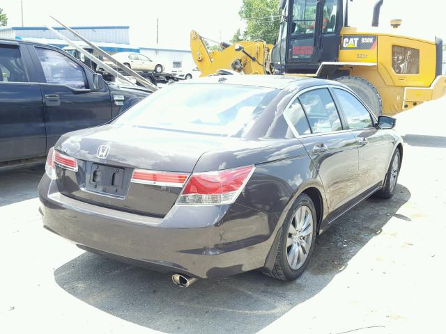 1HGCP2F87BA030404 - 2011 HONDA ACCORD EXL CHARCOAL photo 4