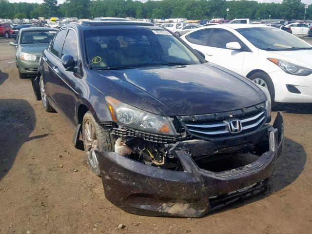 1HGCP2F87BA119793 - 2011 HONDA ACCORD EXL BLACK photo 1