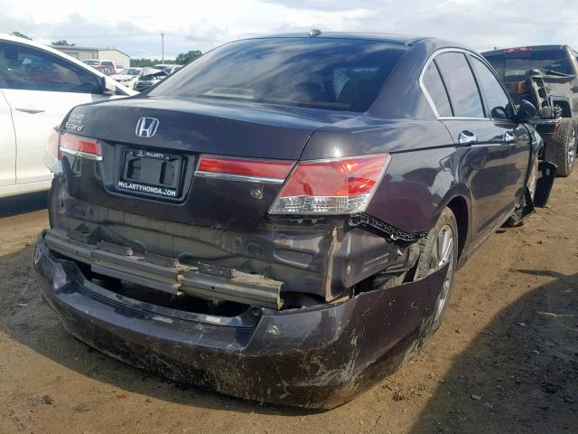 1HGCP2F87BA119793 - 2011 HONDA ACCORD EXL BLACK photo 4