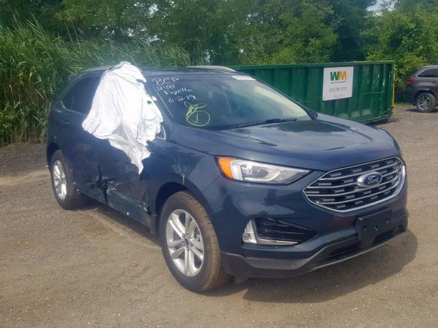 2FMPK3J93KBC23864 - 2019 FORD EDGE SEL BLUE photo 1