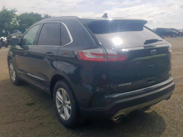 2FMPK3J93KBC23864 - 2019 FORD EDGE SEL BLUE photo 3