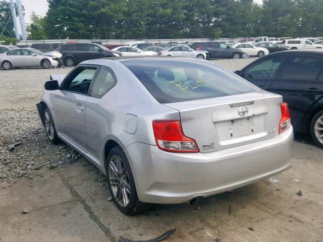 JTKJF5C72B3013139 - 2011 TOYOTA SCION TC 银色 照片 3