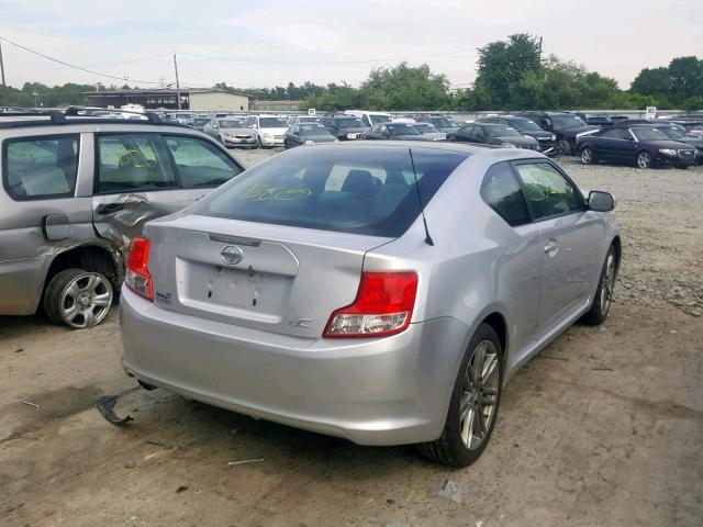 JTKJF5C72B3013139 - 2011 TOYOTA SCION TC 银色 照片 4