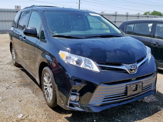 5TDYZ3DC1KS018344 - 2019 TOYOTA SIENNA LIM BLACK photo 1