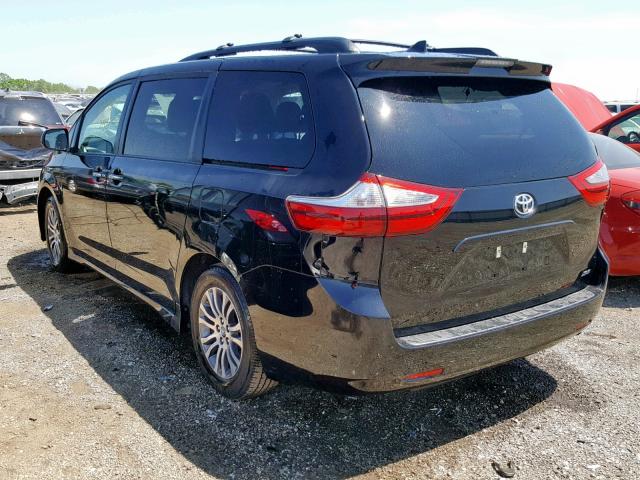 5TDYZ3DC1KS018344 - 2019 TOYOTA SIENNA LIM BLACK photo 3