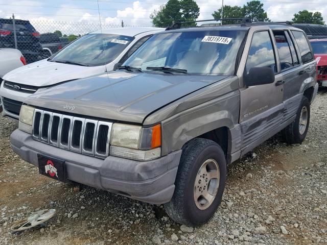 1J4FX58S1WC164545 - 1998 JEEP GRAND CHER SILVER photo 2