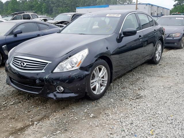 JN1CV6AP1BM500079 - 2011 INFINITI G37 BASE BLACK photo 2