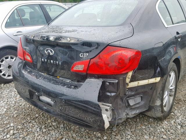 JN1CV6AP1BM500079 - 2011 INFINITI G37 BASE BLACK photo 9