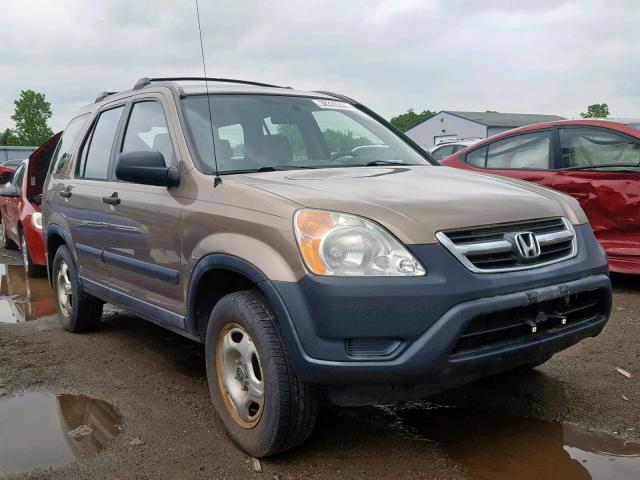 JHLRD78453C044366 - 2003 HONDA CR-V LX TAN photo 1