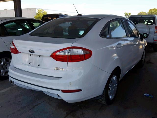 3FADP4AJ7GM204285 - 2016 FORD FIESTA S WHITE photo 4