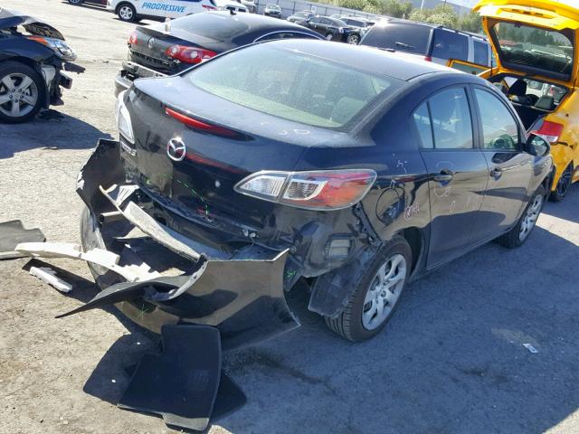 JM1BL1TG9D1831902 - 2013 MAZDA 3 I BLACK photo 4