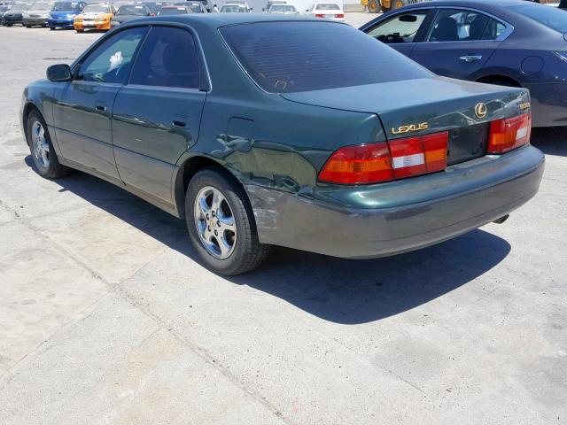 JT8BF28G8X0169647 - 1999 LEXUS ES 300 GREEN photo 3