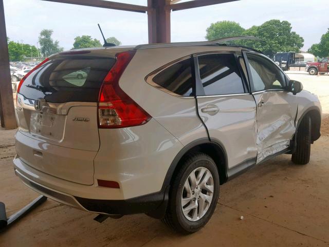 5J6RM4H76GL014749 - 2016 HONDA CR-V EXL WHITE photo 4