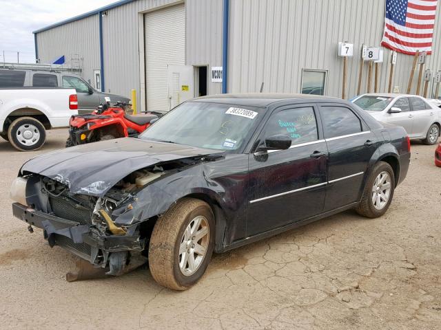 2C3KA53G56H125337 - 2006 CHRYSLER 300 TOURIN BLACK photo 2