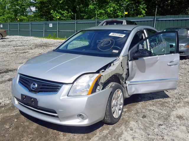 3N1AB6AP0BL704463 - 2011 NISSAN SENTRA 2.0 GRAY photo 2