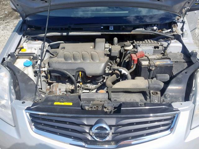 3N1AB6AP0BL704463 - 2011 NISSAN SENTRA 2.0 GRAY photo 7