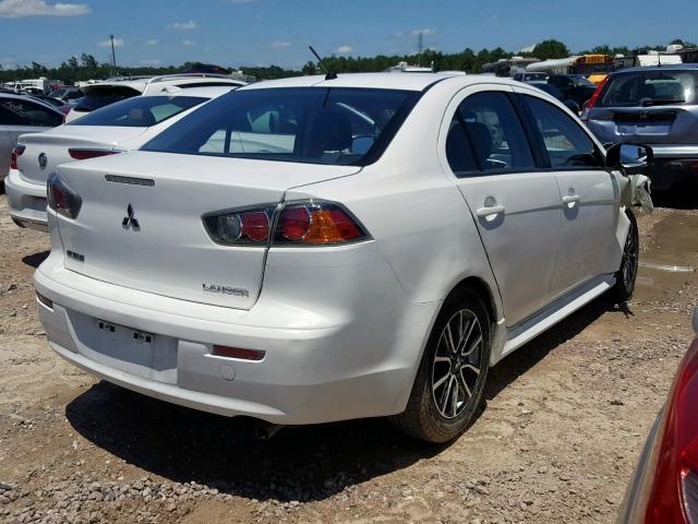 JA32U2FU5FU025270 - 2015 MITSUBISHI LANCER ES WHITE photo 4