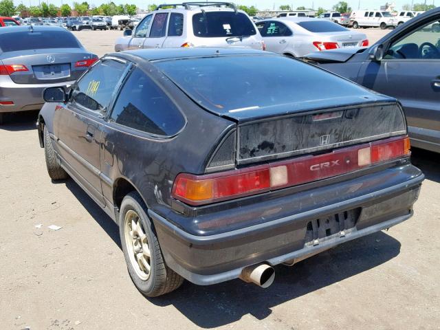 JHMED8454MS016354 - 1991 HONDA CIVIC CRX BLACK photo 3