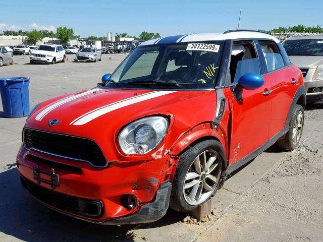 WMWZC5C52BWL53971 - 2011 MINI COOPER S C RED photo 2