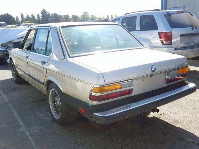 WBADC7407F0653216 - 1985 BMW 535 I GOLD photo 3