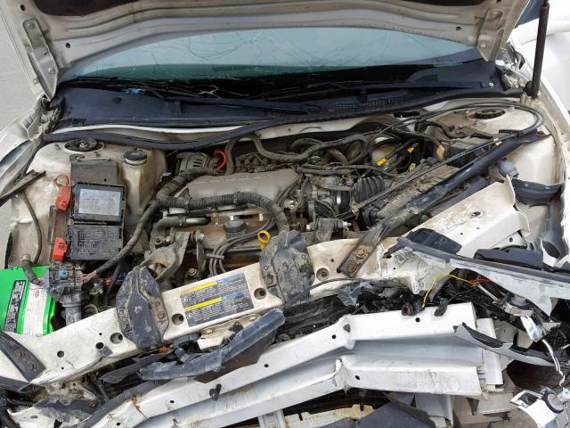 2G1WF52E959136261 - 2005 CHEVROLET IMPALA WHITE photo 7