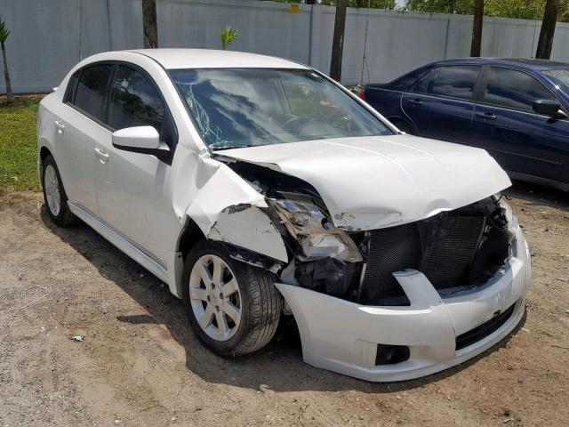 3N1AB6AP7BL709644 - 2011 NISSAN SENTRA 2.0 WHITE photo 1