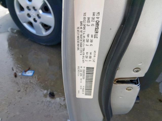 1B3HB28C38D623660 - 2008 DODGE CALIBER SILVER photo 10