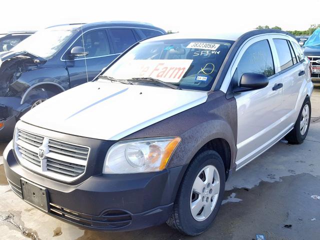 1B3HB28C38D623660 - 2008 DODGE CALIBER SILVER photo 2