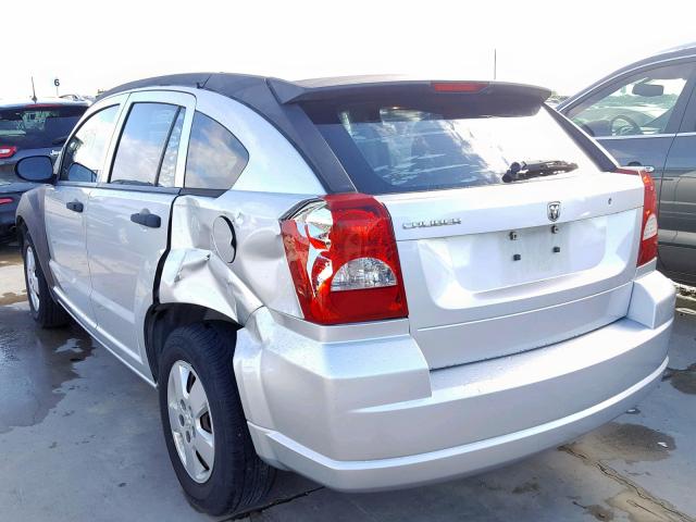 1B3HB28C38D623660 - 2008 DODGE CALIBER SILVER photo 3