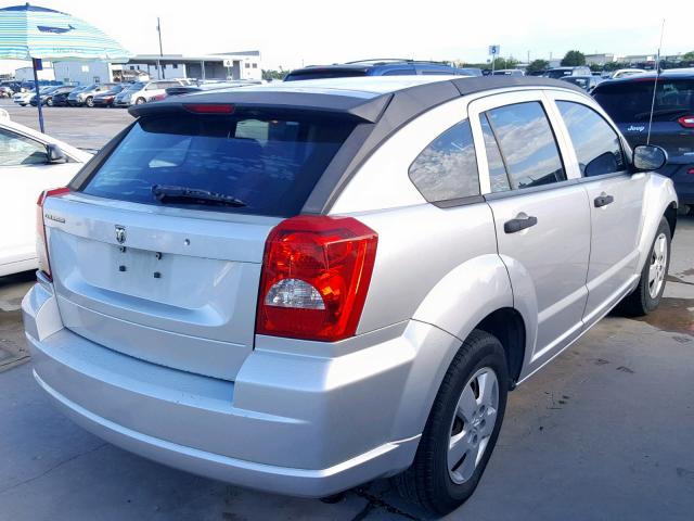 1B3HB28C38D623660 - 2008 DODGE CALIBER SILVER photo 4