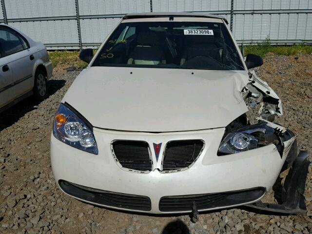 1G2ZH361284162299 - 2008 PONTIAC G6 GT WHITE photo 10