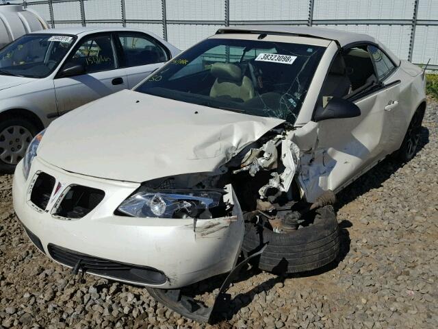 1G2ZH361284162299 - 2008 PONTIAC G6 GT WHITE photo 2