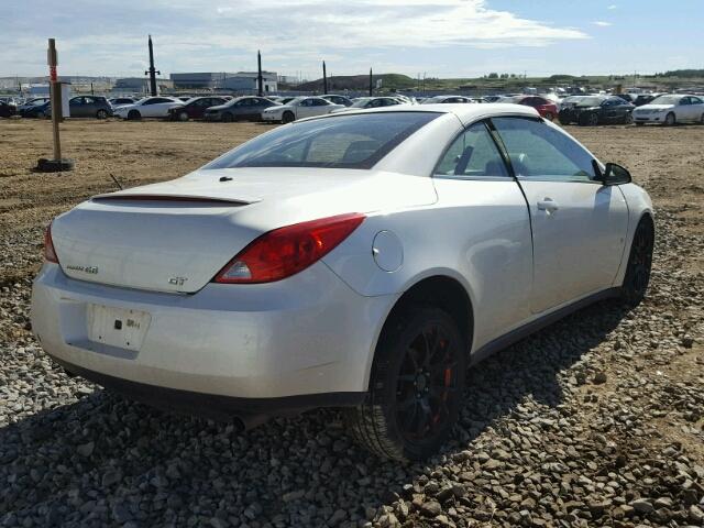 1G2ZH361284162299 - 2008 PONTIAC G6 GT WHITE photo 4