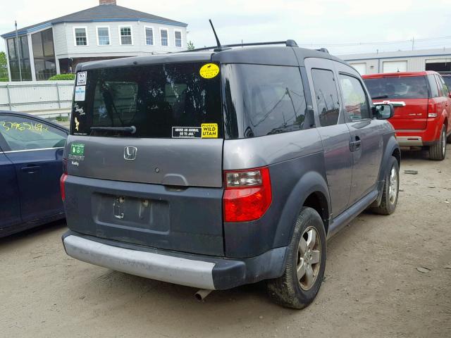 5J6YH28635L028391 - 2005 HONDA ELEMENT EX GRAY photo 4