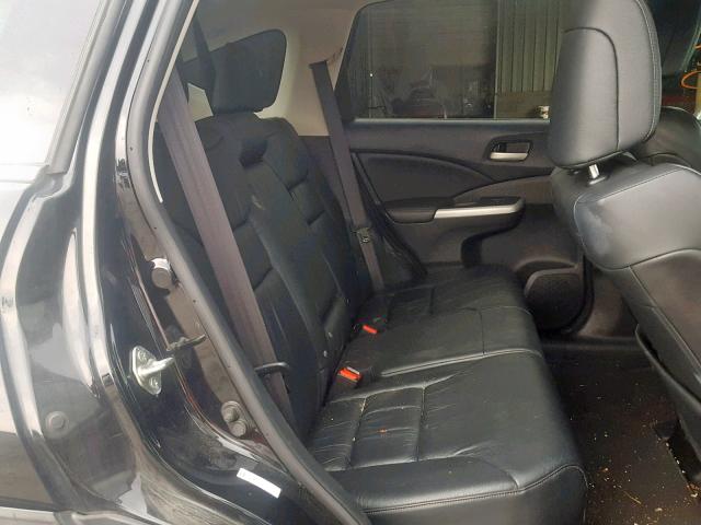 5J6RM3H7XDL033570 - 2013 HONDA CR-V EXL BLACK photo 6