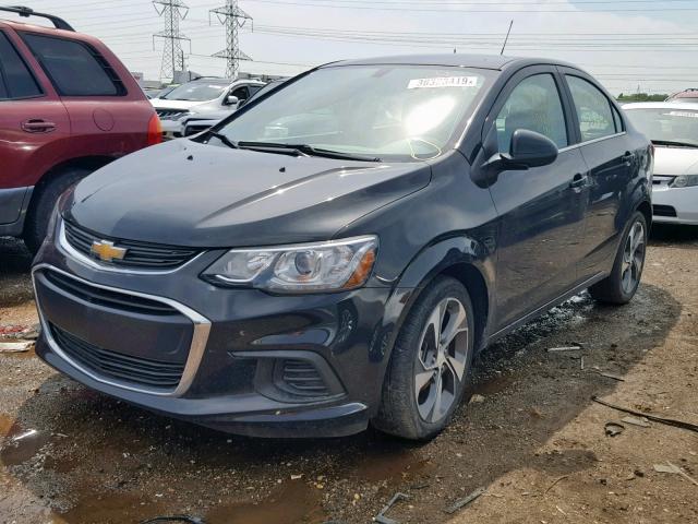 1G1JF5SB5J4108132 - 2018 CHEVROLET SONIC PREM BLACK photo 2