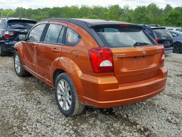 1B3CB5HA1BD168051 - 2011 DODGE CALIBER HE ORANGE photo 3