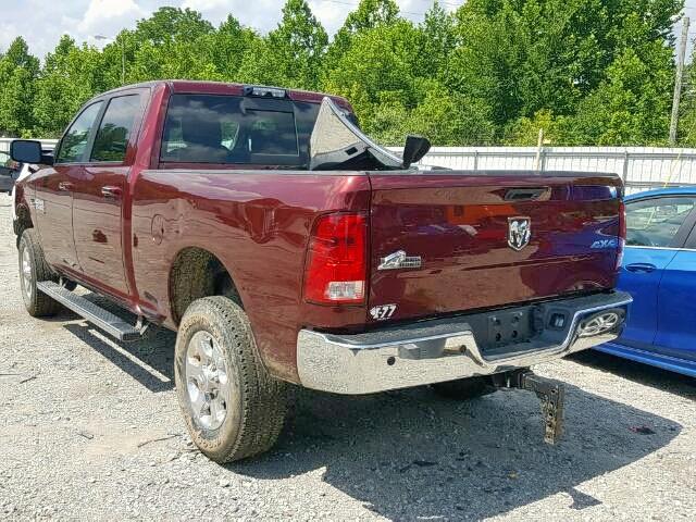 3C6UR5DL8HG571386 - 2017 RAM 2500 SLT BURGUNDY photo 3