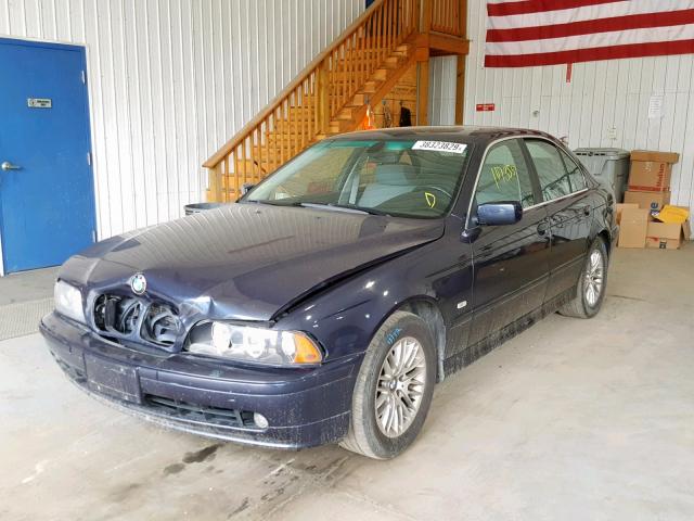 WBADT63432CH94892 - 2002 BMW 530 I AUTO BLUE photo 2