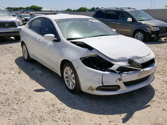 1C3CDFBB6ED702444 - 2014 DODGE DART SXT WHITE photo 1