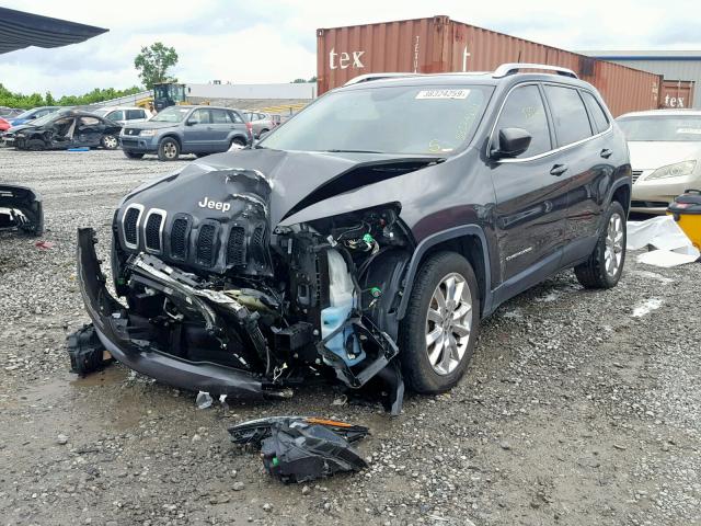 1C4PJLDS6GW238323 - 2016 JEEP CHEROKEE L GRAY photo 2