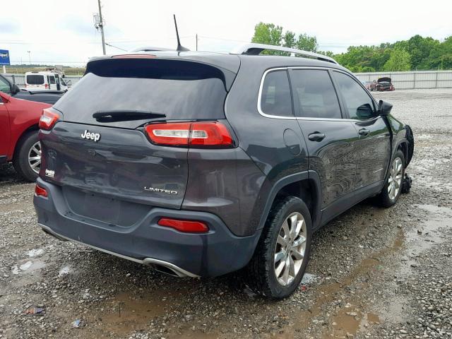 1C4PJLDS6GW238323 - 2016 JEEP CHEROKEE L GRAY photo 4