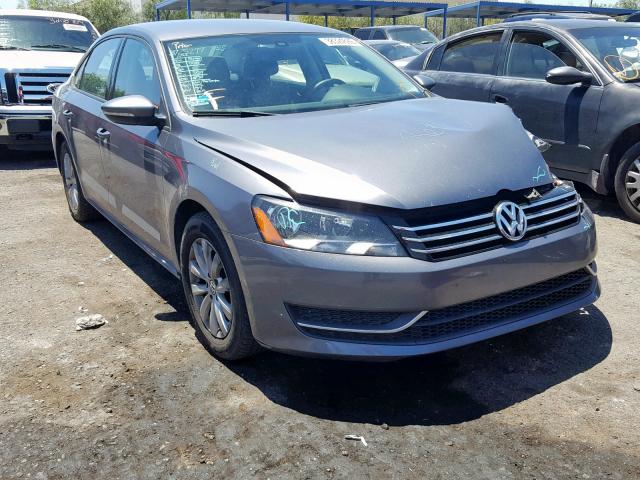 1VWAP7A33CC057648 - 2012 VOLKSWAGEN PASSAT S GRAY photo 1