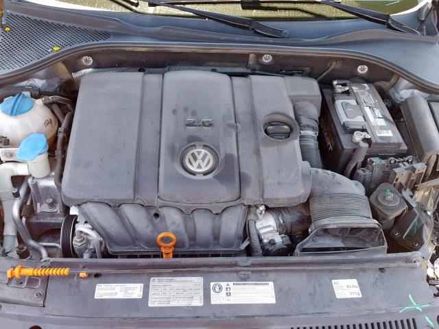 1VWAP7A33CC057648 - 2012 VOLKSWAGEN PASSAT S GRAY photo 7