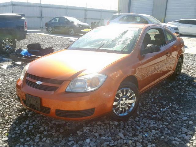 1G1AL15F377235890 - 2007 CHEVROLET COBALT LT ORANGE photo 2