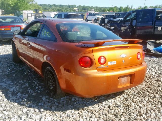 1G1AL15F377235890 - 2007 CHEVROLET COBALT LT ORANGE photo 3