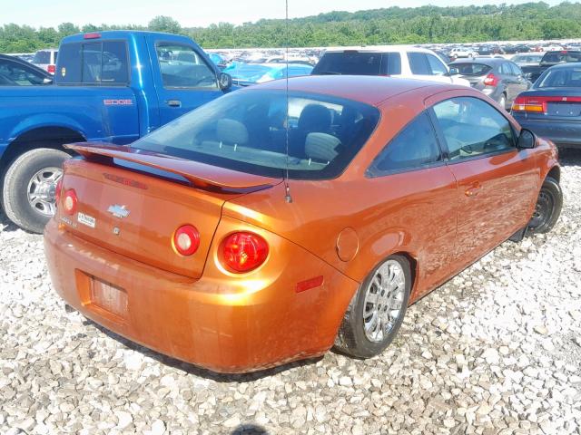 1G1AL15F377235890 - 2007 CHEVROLET COBALT LT ORANGE photo 4